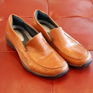 Lizsport by Liz Claiborne Remix Brown Leather Shoes sz 8M